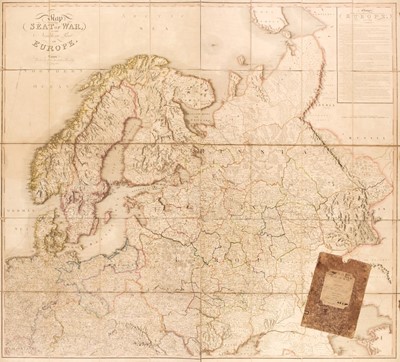 Lot 204 - Northern Europe. Stockdale (J.), Map of the Seat of the War in the Northern part of Europe..., 1812