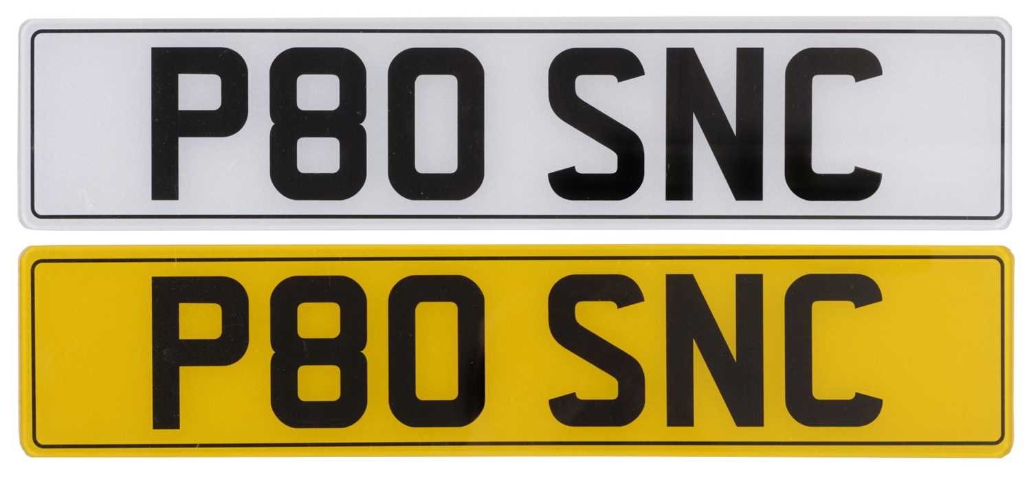 Lot 280 - P&O. A personalised car number plate 'P80