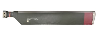 Lot 68 - Propeller. A modern composite helicopter propeller blade