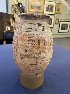 Lot 124 - Egypt. An ancient Egyptian vase formerly from the Gérard Moeller collection