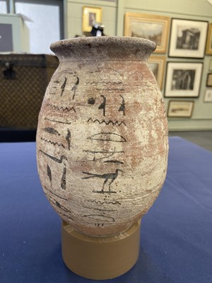 Lot 124 - Egypt. An ancient Egyptian vase formerly from the Gérard Moeller collection