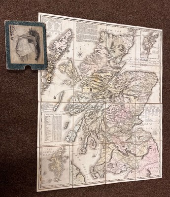 Lot 168 - Folding Maps. A collection of eight maps, 19th century