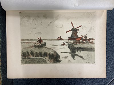 Lot 235 - Jongkind (Johann Barthold, 1819-1891). Moulins en Hollande, 1867, etching, and 4 others