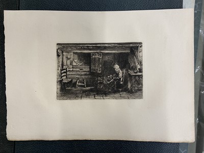 Lot 235 - Jongkind (Johann Barthold, 1819-1891). Moulins en Hollande, 1867, etching, and 4 others