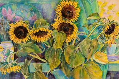 Lot 347 - Drury (Neil, 1968-). Sunflowers, 1995