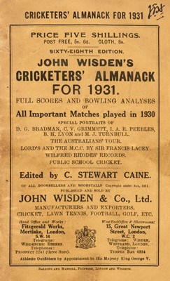 Lot 461 - Wisden. 1931-39 & 1945-49