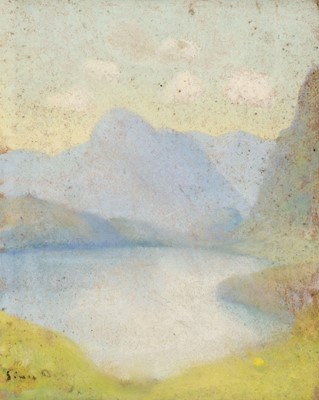 Lot 385 - Bussy (Simon, 1870-1954). Lac de Molveno, Tyrol, no. 1, circa 1910