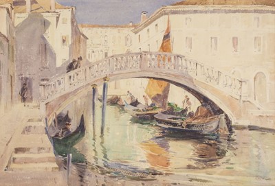 Lot 384 - Marston (Freda). The Venetian Bridge, 1929