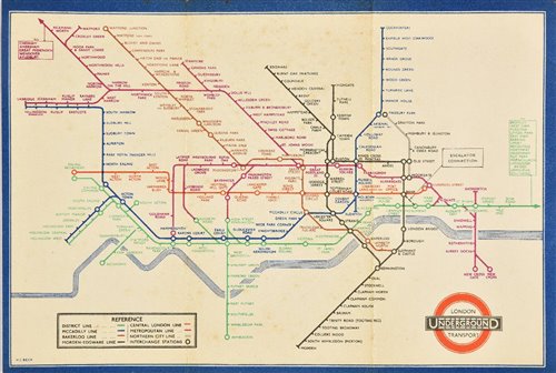 Lot 236 - Underground map.