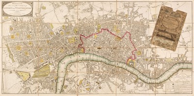 Lot 191 - London. John Wallis, Wallis's Plan of the Cities of London and Westminster 1797