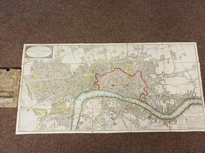 Lot 191 - London. John Wallis, Wallis's Plan of the Cities of London and Westminster 1797