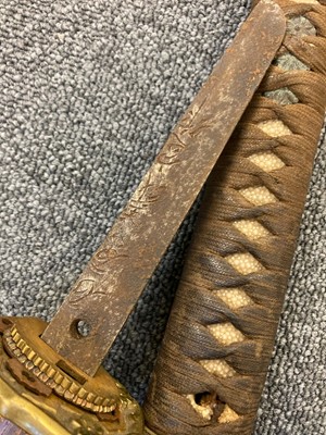 Lot 356 - Japanese Katana. A Japanese katana