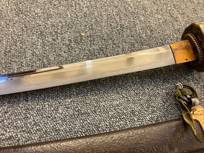 Lot 356 - Japanese Katana. A Japanese katana