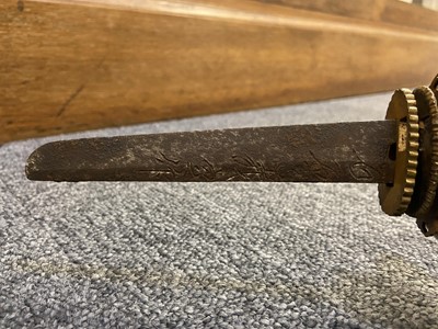 Lot 356 - Japanese Katana. A Japanese katana