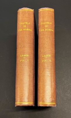 Lot 16 - Leake (William Martin). Travels in the Morea, 3 volumes, 1830