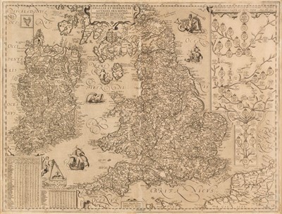 Lot 164 - England, Wales & Ireland. Vrients (Jan Baptista), Angliae et Hiberniae Accurata...,  circa 1612