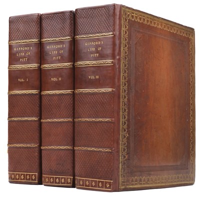 Lot 338 - Gifford (John). History of William Pitt, 3 volumes, 1809