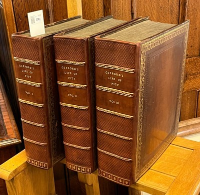 Lot 338 - Gifford (John). History of William Pitt, 3 volumes, 1809