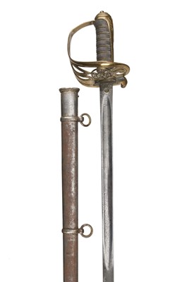 Lot 374 - Sword. A Victorian 1845 pattern infantry officer's sword