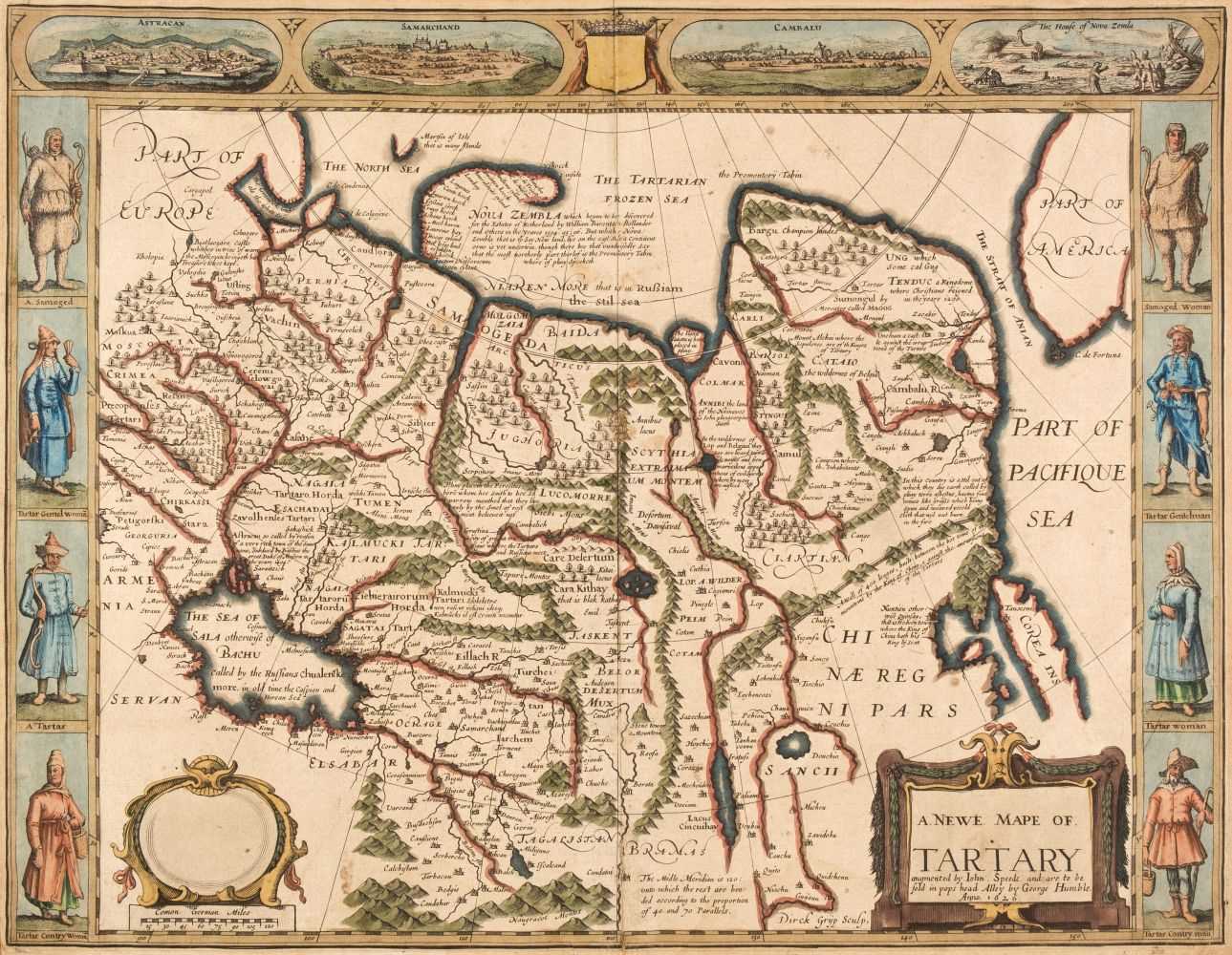 Lot 220 - Tartary. Speed (John), A Newe Mape of Tartary..., 1627