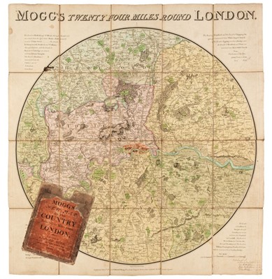 Lot 195 - London. Mogg (Edward), Mogg's Twenty Four Miles Round London, 1809