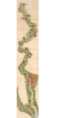 Lot 212 - River Thames. Tombleson (W.), Tombleson's Panoramic Map of the Thames and Medway, circa 1850