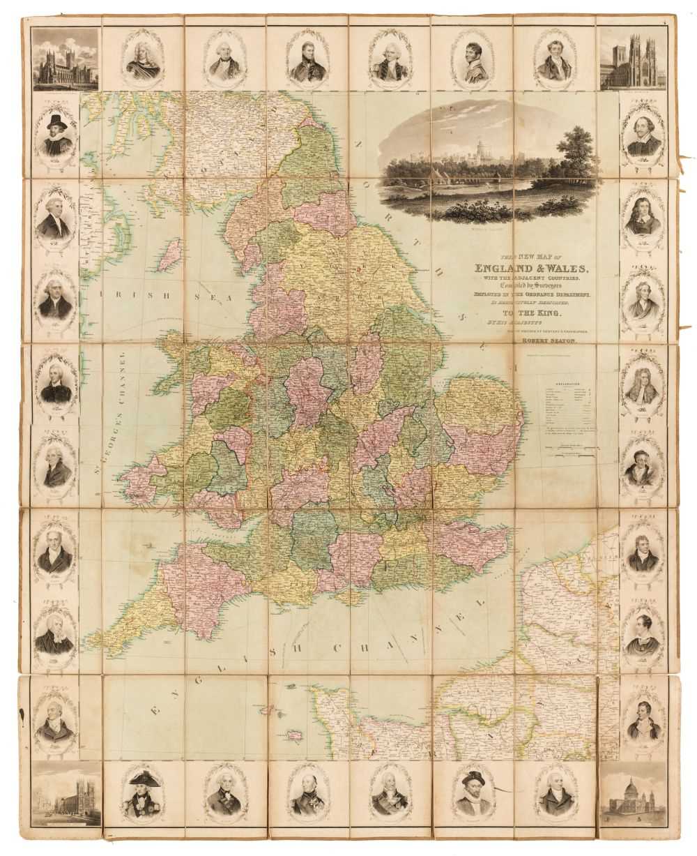 Lot 162 - England & Wales. Seaton (Robert), This New Map of England & Wales..., circa 1835