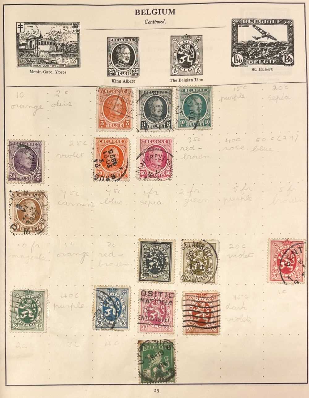 Lot 197 - Stamp Albums. The Ideal Postage Stamp Album,