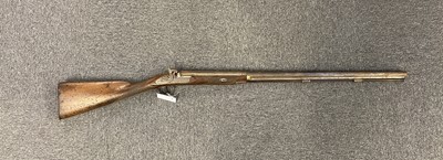 Lot 347 - Sporting Rifle. A Victorian percussion sporting rifle