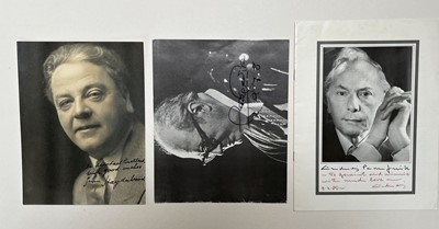 Lot 318 - Composers & Musicians. A group of 17 signed (mostly vintage) photographs, all 20th century