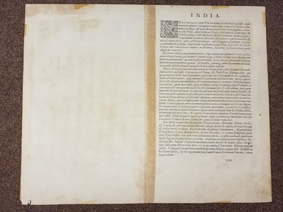 Lot 160 - East Indies. Ortelius (Abraham), Indiae Orientalis..., 1592