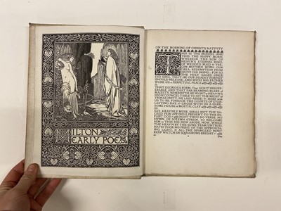 Lot 837 - Vale Press. Milton (John). Early Poems, [1896]