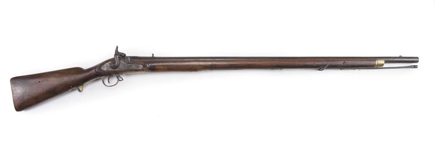 Lot 330 - Musket. An early 19th century military percussion musket