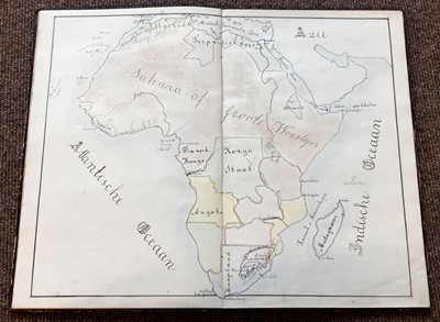 Lot 198 - Manuscript Maps. Thompson (Henry), Palestine, circa 1850