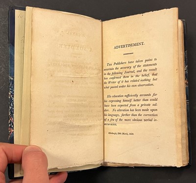 Lot 119 - Todd (James). Journal of a Soldier of the 71st, or Glasgow Regiment, 1819