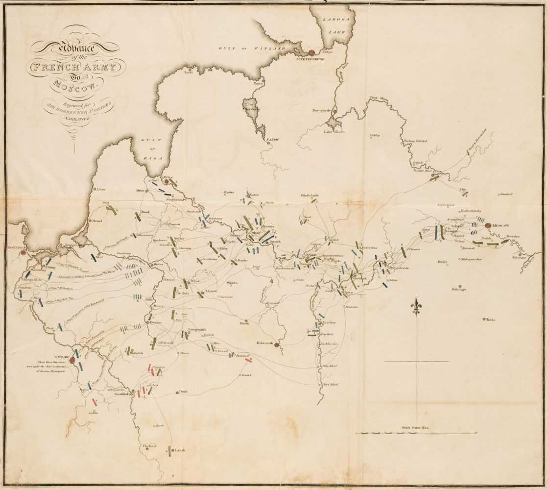 Lot 113 - Porter (Sir Robert Ker). A Narrative of the Campaign in Russia, 1813