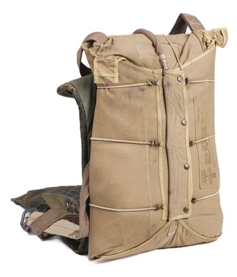 Lot 61 - Parachute. An Irvin chair-type parachute pack