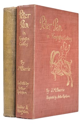 Lot 705 - Rackham (Arthur). Peter Pan in Kensington Gardens, 1st edition thus, 1906