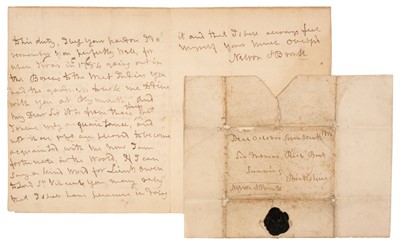Lot 284 - Nelson (Horatio, 1758-1805). Autograph Letter Signed, 'Nelson & Bronte', 17 October 1801