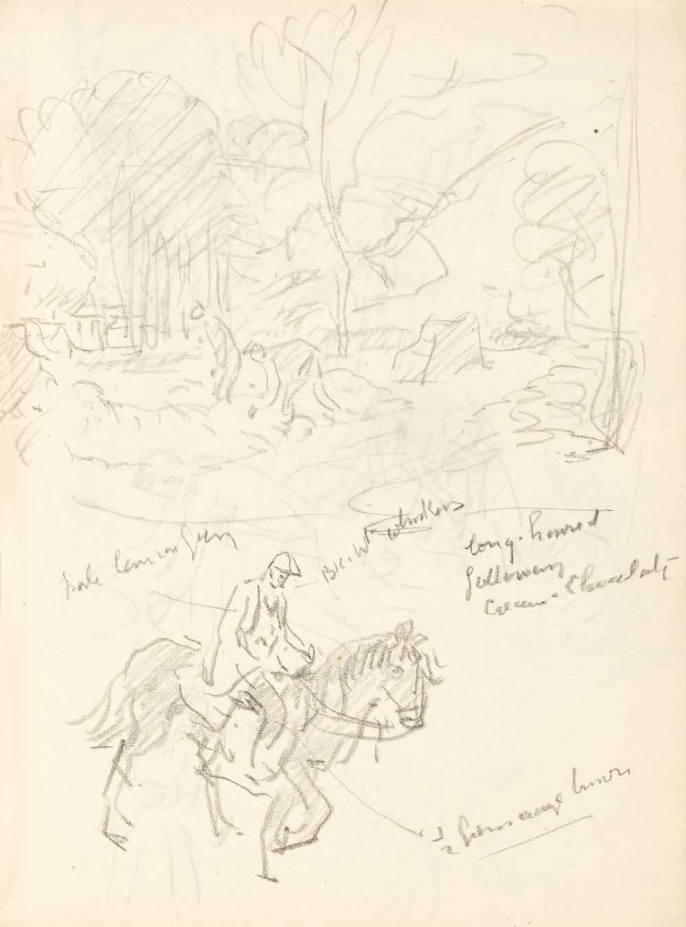 Lot 417 - Shackleton (William, 1872-1933). The sketchbooks of William Shackleton, 1903-1952