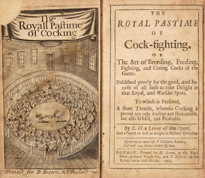 Lot 35 - Howlett, Robert. The Royal Pastime of Cock-Fighting..., 1709