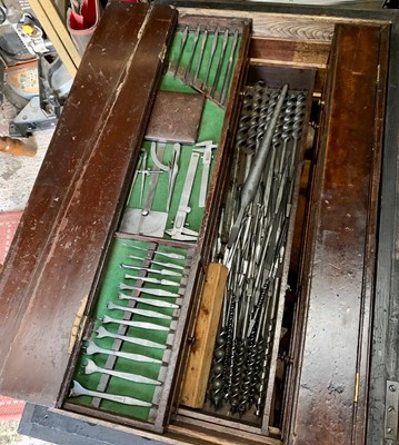 Lot 65 - Propeller Workshop Tool Chest. The WWI Ruston & Co Ltd propeller workshop tool chest circa 1914