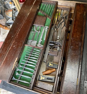 Lot 65 - Propeller Workshop Tool Chest. The WWI Ruston & Co Ltd propeller workshop tool chest circa 1914