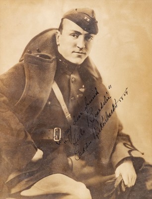 Lot 11 - Rickenbacker (Eddie, 1890-1973). Signed photograph 1934