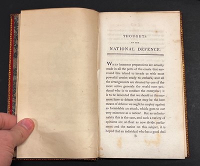 Lot 97 - Lennox (Charles, 3rd Duke of Richmond),Thoughts on National Defence, 1804