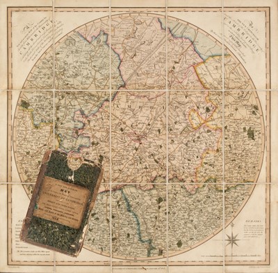 Lot 150 - Cambridge. Richardson ( J.), A new and accurate map..., round the University of Cambridge. 1828