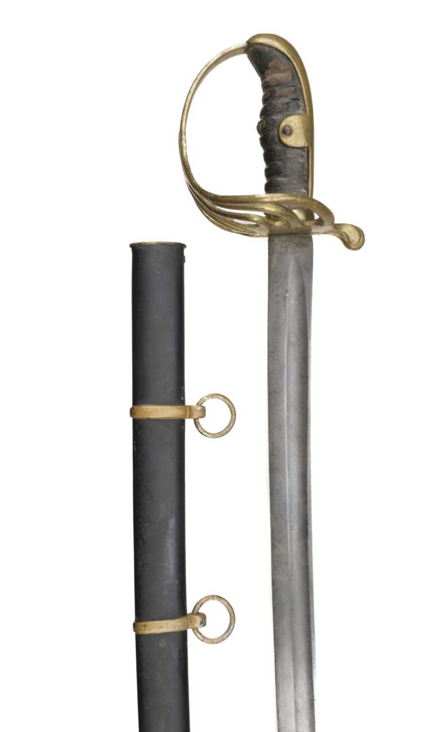 Lot 367 - Sword. A 19th century cavalry sabre probably Indian issue