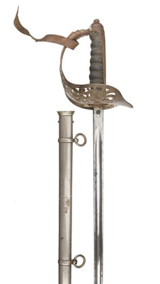 Lot 383 - Sword. An 1897 pattern levee pattern sword - G.H.S. Hollom 11th Service Battalion Yorkshire Regiment