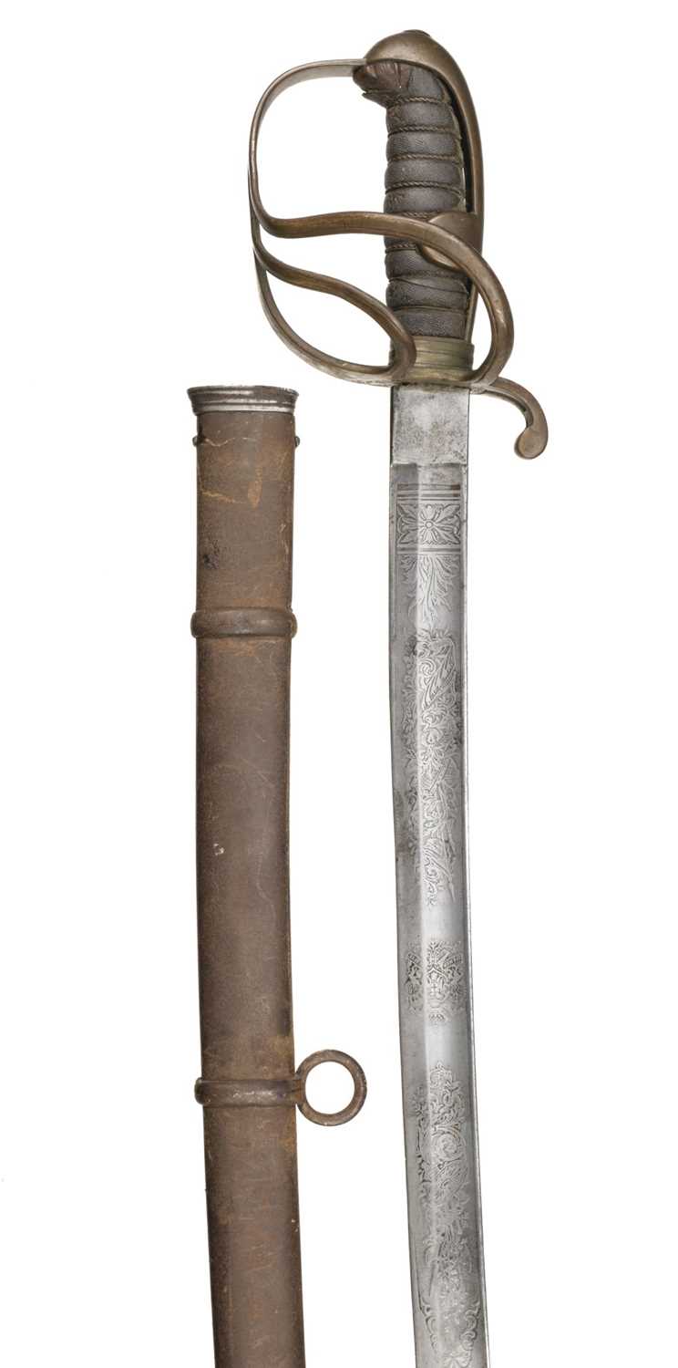 Lot 368 - Sword. A 19th century German cavalry sword