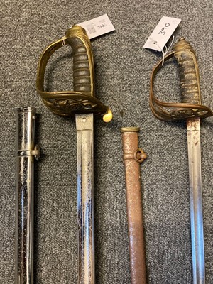 Lot 390 - Swords. A Victorian 1845 pattern infantry officer's sword